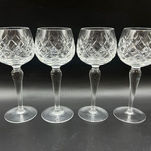 English 7 1/2" Crystal Ballon Red Wine Glasses(Set of 4)